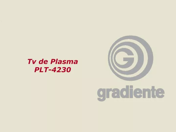 tv de plasma plt 4230