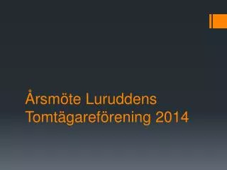 rsm te luruddens tomt garef rening 2014