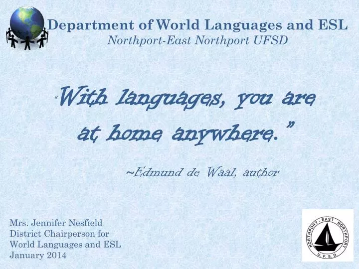 department of world languages and esl northport east northport ufsd