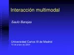 Interacción multimodal - slide 1