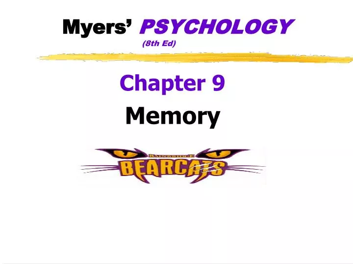myers psychology 8th ed