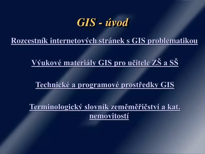 gis vod