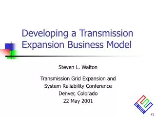 Developing a Transmission Expansion Business Model