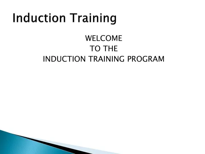 induction training