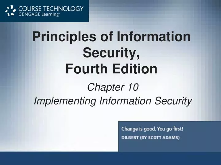 principles of information security fourth edition