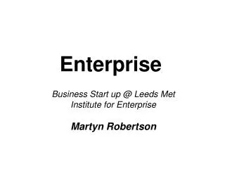 Enterprise