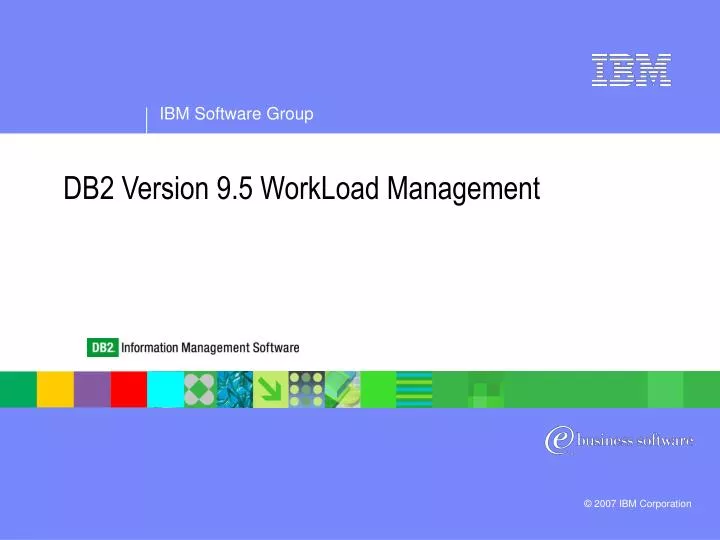 db2 version 9 5 workload management