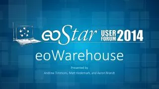 eowarehouse presented by andrew timmons matt hedemark and aaron brandt