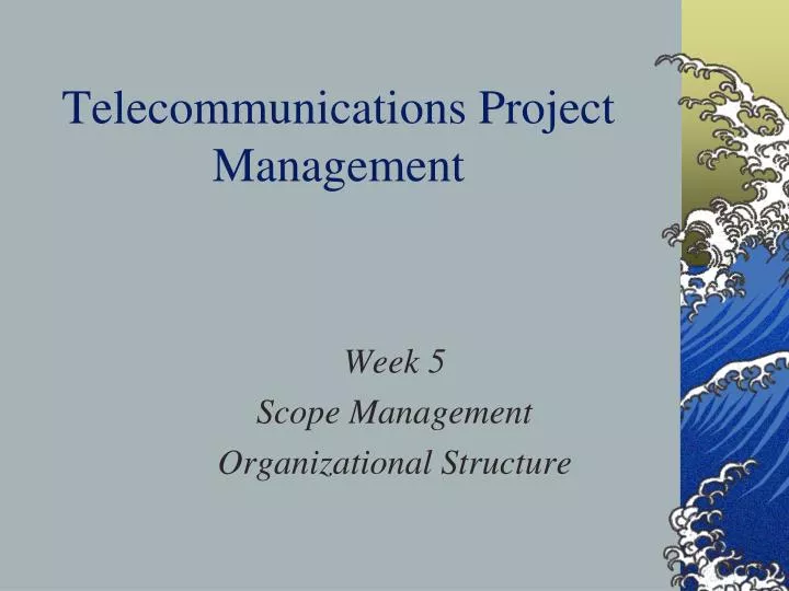 telecommunications project management