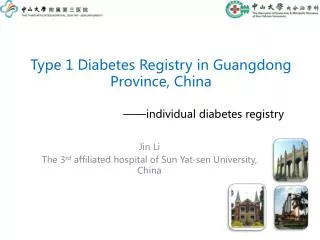 Type 1 Diabetes Registry in Guangdong Province, China