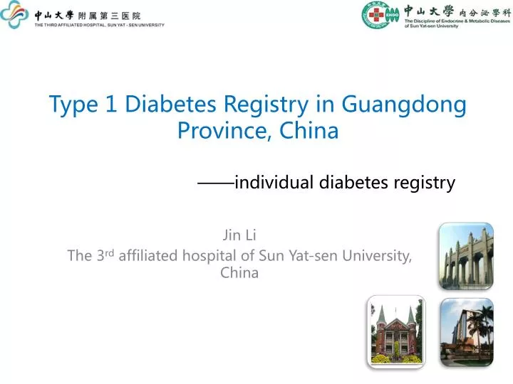type 1 diabetes registry in guangdong province china