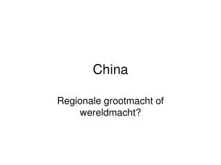 china