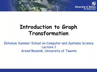 Introduction to Graph Transformation