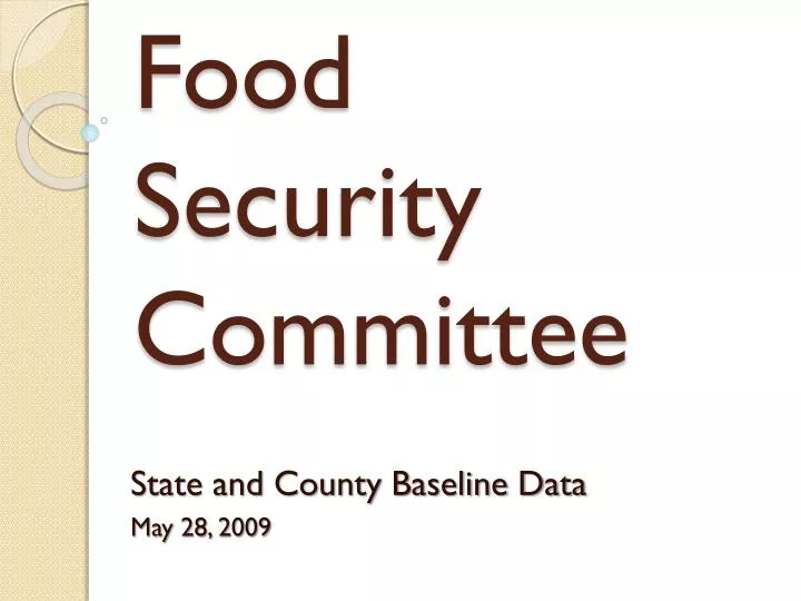 food security committee