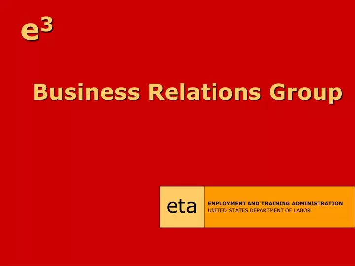 business relations group