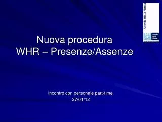 nuova procedura whr presenze assenze
