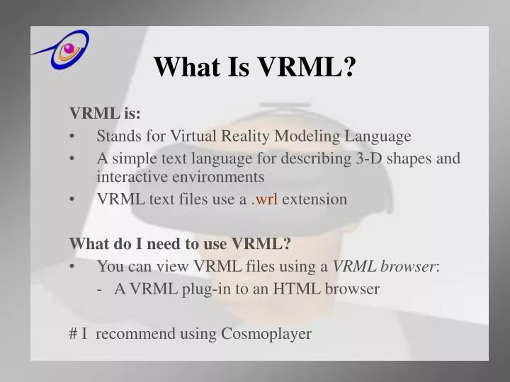 what is vrml
