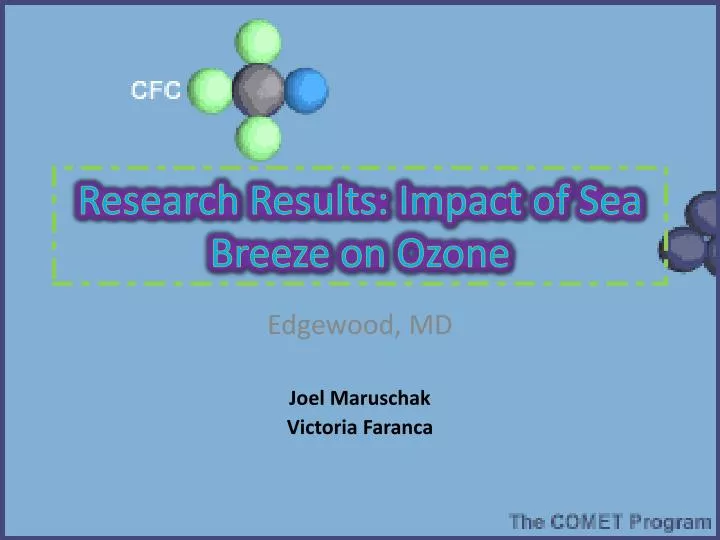 research results impact of sea breeze on ozone