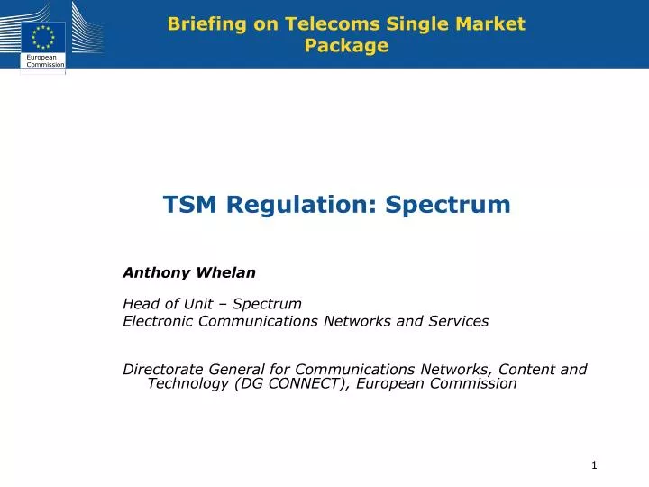 tsm regulation spectrum