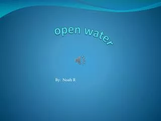 open water