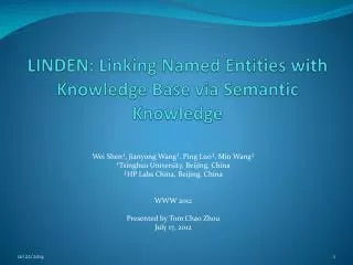 LINDEN: Linking Named Entities with Knowledge Base via Semantic Knowledge