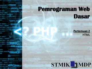 pemrograman web dasar