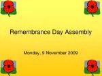 Remembrance Day Assembly