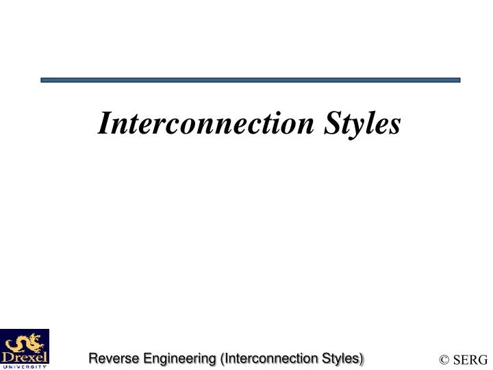 interconnection styles