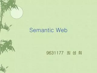 semantic web