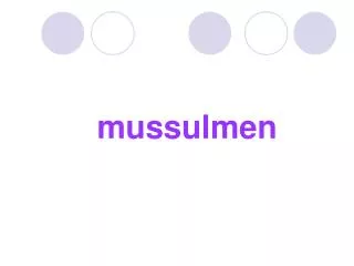 mussulmen