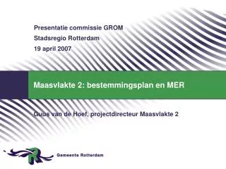 maasvlakte 2 bestemmingsplan en mer