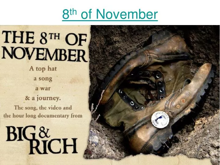8 th of november