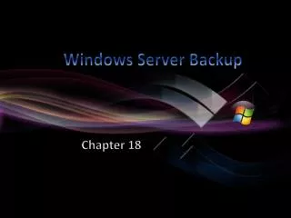 Windows Server Backup