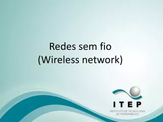 redes sem fio wireless network