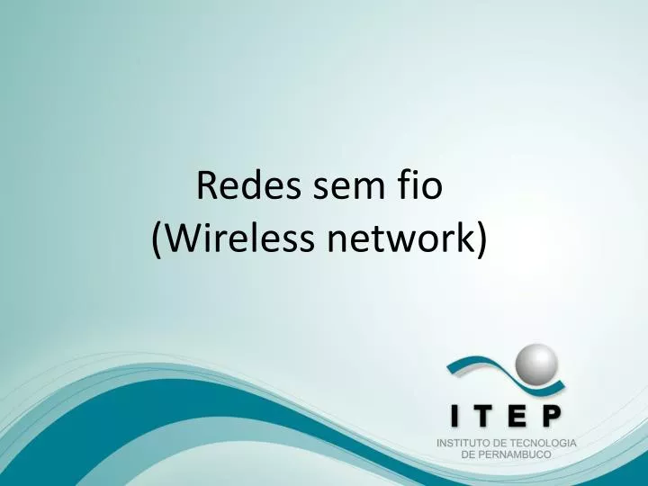 redes sem fio wireless network