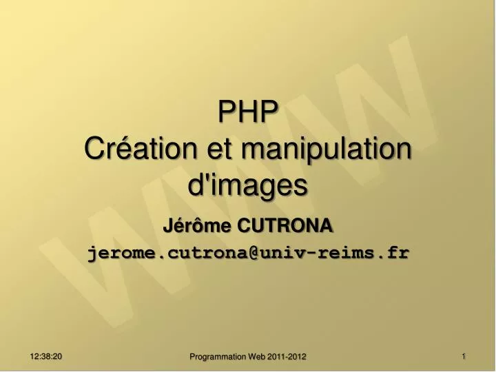 php cr ation et manipulation d images