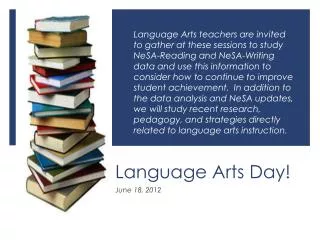 Language Arts Day!