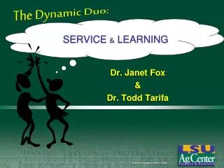 SERVICE &amp; LEARNING