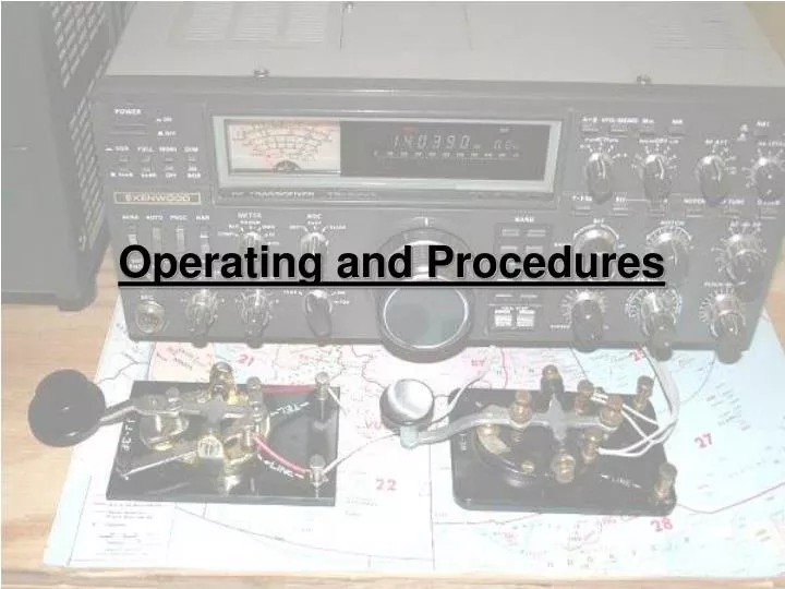 operating and procedures