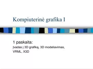 kompiuterin grafika i