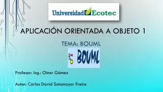 aplicaci n orientada a objeto 1