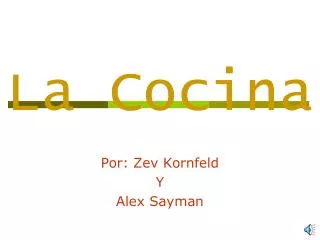 la cocina