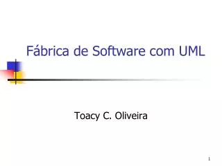 f brica de software com uml