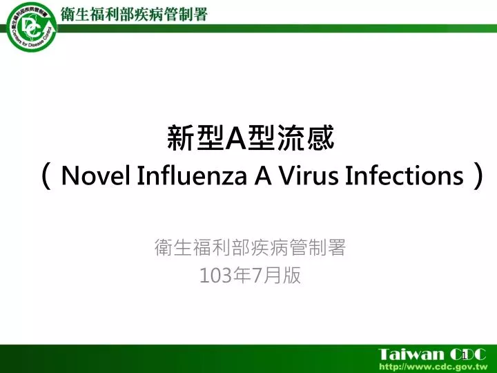 a novel influenza a virus infections