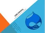 CMS DRUPAL - slide 1