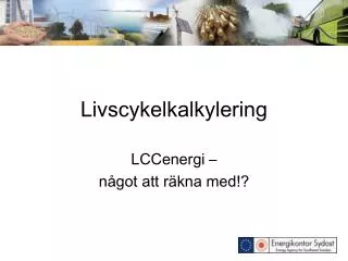 livscykelkalkylering
