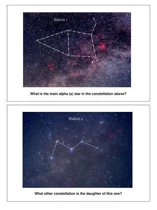 What is the main alpha (a) star in the constellation above?