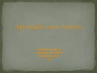 aplica es com chaves