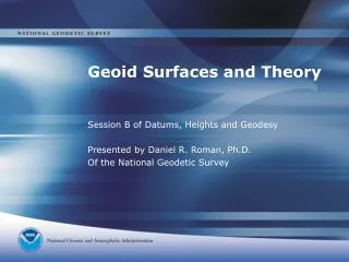 Geoid Surfaces and Theory