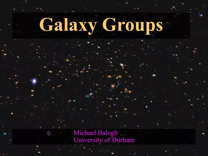galaxy groups